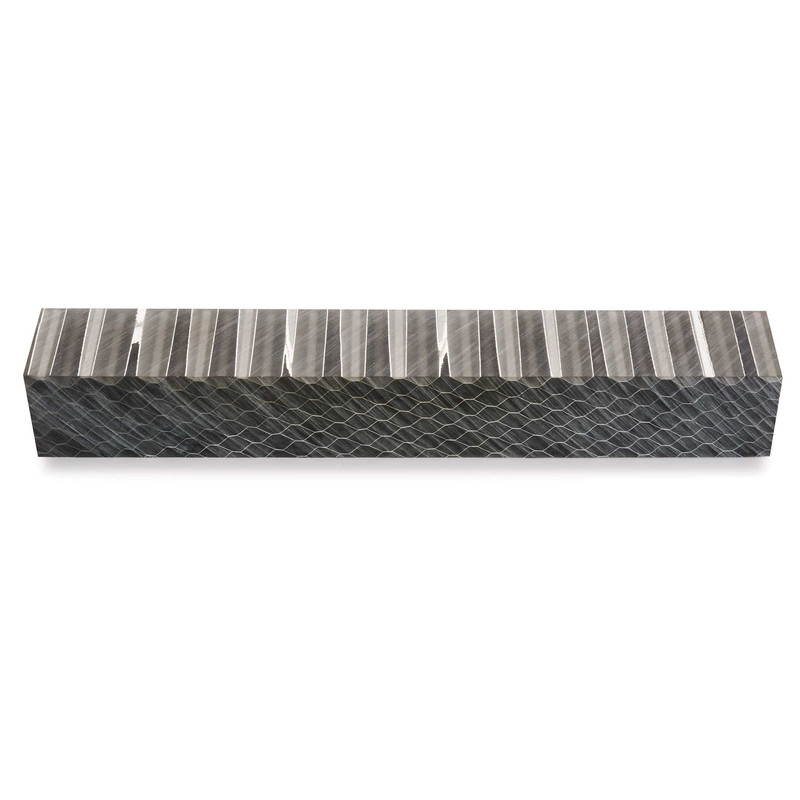 Honeycomb Acrylic Pen Blank - 3/4" x 3/4" x 5" - Color:Black